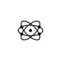 Atom vector icon